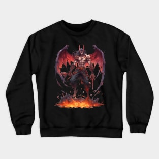 Malevolent Depths Perils of the Evil Demon Hell Underworld Crewneck Sweatshirt